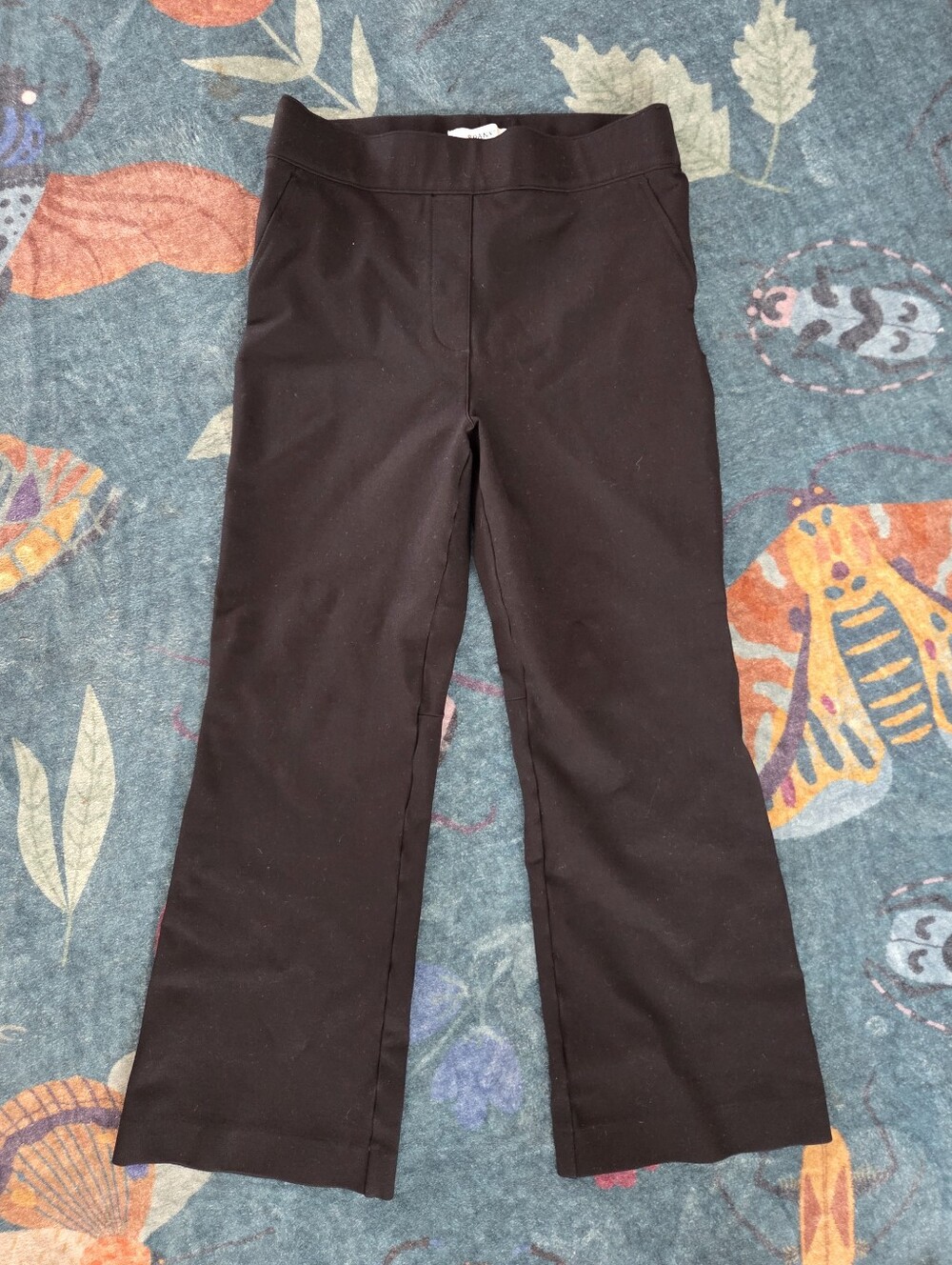 Spanx Women's Black Bootcut Stretch Pants